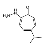 2-hydrazino-5-isopropyltropone Structure