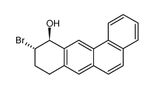(-)-trans-10-bromo-11-hydroxy-8,9,10,11-tetrahydrobenz[a]anthracene结构式