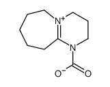 2,3,4,6,7,8,9,10-octahydro-1H-pyrimido[1,2-a]azepin-5-ium-1-carboxylate结构式