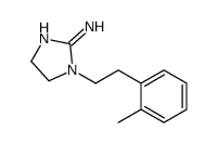 1H-Imidazol-2-amine,4,5-dihydro-1-[2-(2-methylphenyl)ethyl]-(9CI) Structure