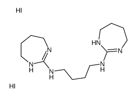 N,N'-bis(4,5,6,7-tetrahydro-1H-1,3-diazepin-2-yl)butane-1,4-diamine,dihydroiodide Structure