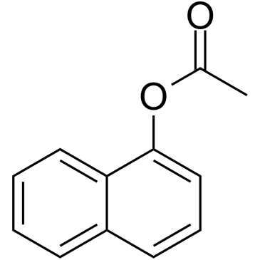 乙酸-1-萘酯结构式