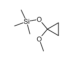 trimethylsilyl ether of 1-methoxycyclopropanol Structure