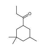 1-(3,3,5-trimethylcyclohexyl)propan-1-one结构式