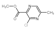 3-氯-5-甲基吡嗪-2-羧酸甲酯结构式