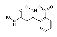 3-hydroxyamino-3-(2-nitro-phenyl)-propionohydroxamic acid结构式