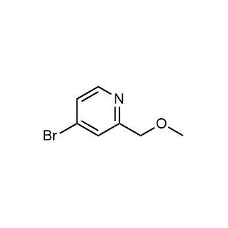 4-溴-2-(甲氧基甲基)吡啶结构式