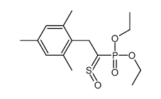 2-(2-diethoxyphosphoryl-2-sulfinylethyl)-1,3,5-trimethylbenzene结构式