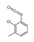 2-chloro-1-isocyanato-3-methylbenzene Structure
