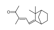 5-(3,3-dimethyl-2-bicyclo[2.2.1]heptanylidene)-3-methylpent-3-en-2-one结构式