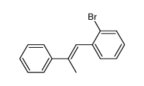 (E)-1-bromo-2-(2-methyl-2-phenylethenyl)benzene结构式