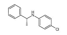 Benzenemethanamine, N-(4-chlorophenyl)-a-methyl-, (aR)- structure