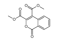 1H-2-Benzopyran-3,4-dicarboxylic acid, 1-oxo-, 3,4-dimethyl ester结构式