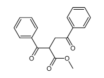 methyl α,β-dibenzoyl-propionate结构式