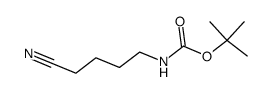 Carbamic acid, (4-cyanobutyl)-, 1,1-dimethylethyl ester (9CI)结构式