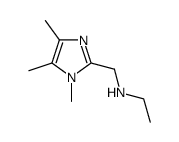 Ethyl-(1,4,5-trimethyl-1H-imidazol-2-ylmethyl)-amine结构式
