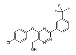 5-(4-氯苯氧基)-3-[3-(三氟甲基)苯基]-1,2,4-三嗪-6-甲醇结构式