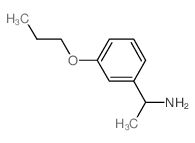 1-(3-丙氧基苯基)乙胺结构式
