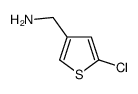 5-氯-3-噻吩甲胺结构式