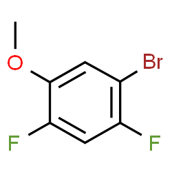 1-Bromo-2,4-difluoro-5-methoxybenzene Structure