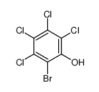 Phenol, 2-bromo-3,4,5,6-tetrachloro- Structure