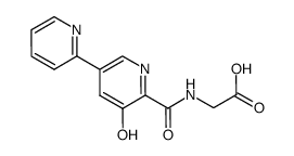 [(5'-hydroxy-[2,3']bipyridinyl-6'-carbonyl)-amino]-acetic acid Structure