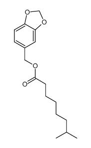 Piperonyl 7-methyloctanoate Structure