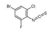5-bromo-1-chloro-3-fluoro-2-isothiocyanatobenzene Structure