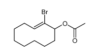 (Z)-2-bromo-2-cyclodecen-1-yl acetate Structure