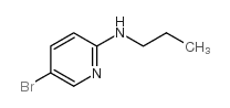 5-溴-2-丙基氨基吡啶结构式