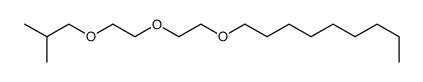 1-[2-[2-(2-methylpropoxy)ethoxy]ethoxy]nonane结构式