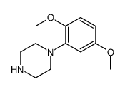 1-(2,5-Dimethoxyphenyl)piperazine Structure