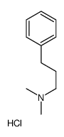 dimethyl-(3-phenylpropyl)azanium chloride Structure