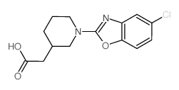 [1-(5-chloro-1,3-benzoxazol-2-yl)piperidin-3-yl]acetic acid picture
