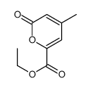 ethyl 4-methyl-6-oxopyran-2-carboxylate结构式