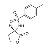(S)-4-methyl-N-(2-oxotetrahydrofuran-3-yl)benzenesulfonamide结构式