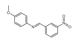 m-Nitrobenzylidene-p-methoxyaniline结构式