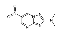2-dimethylamino-6-nitro-1,2,4-triazolo[1,5-a]pyrimidine Structure