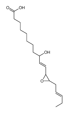 9-hydroxy-11-(3-pent-2-enyloxiran-2-yl)undec-10-enoic acid结构式