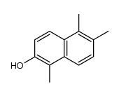 6-Hydroxy-1.2.5-trimethyl-naphthalin Structure
