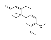 6,7-dimethoxy-4a-methyl-3,4,9,10-tetrahydrophenanthren-2-one Structure