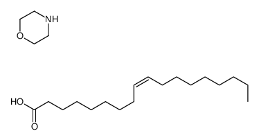 (Z)-9-十八烯酸与吗啉(1:1)的化合物结构式