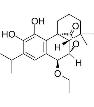 7-乙氧基迷迭香酚结构式