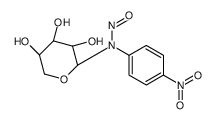 N-(4-nitrophenyl)-N-[(3R,4R,5R)-3,4,5-trihydroxyoxan-2-yl]nitrous amide Structure
