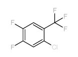 2-CHLORO-4,5-DIFLUOROBENZOTRIFLUORIDE结构式