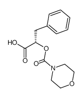 O-(N-morpholinocarbonyl)-3-phenyllactic acid结构式