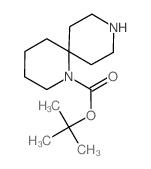 1,9-Diazaspiro[5.5]undecan-1-carboxylic acid tert-butyl ester Structure