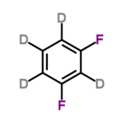 1,3-二氟苯-D4结构式