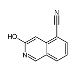 3-Hydroxy-5-isoquinolinecarbonitrile Structure