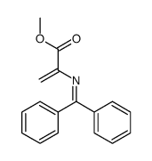 2-[(二苯基亚甲基)氨基]-2-丙酸甲酯结构式